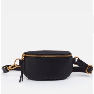 HOBO Black Leather Crossbody Bag